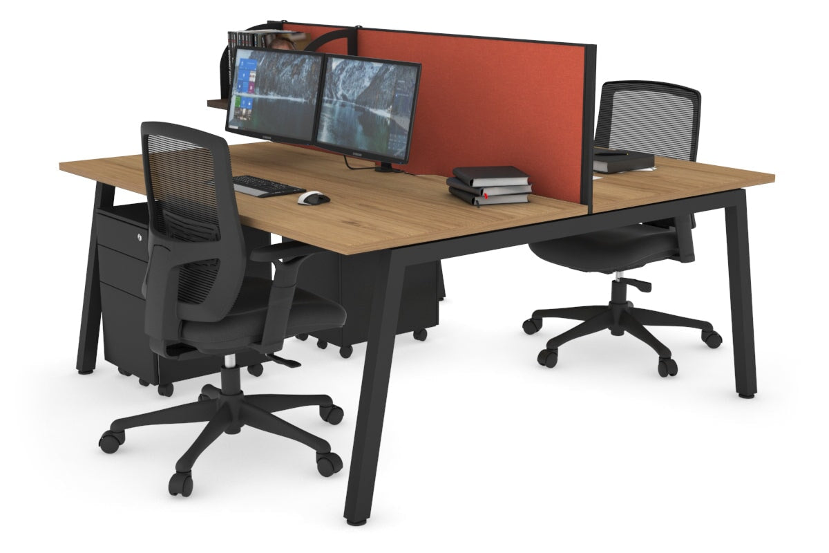 Quadro 2 Person Office Workstation - 47.2