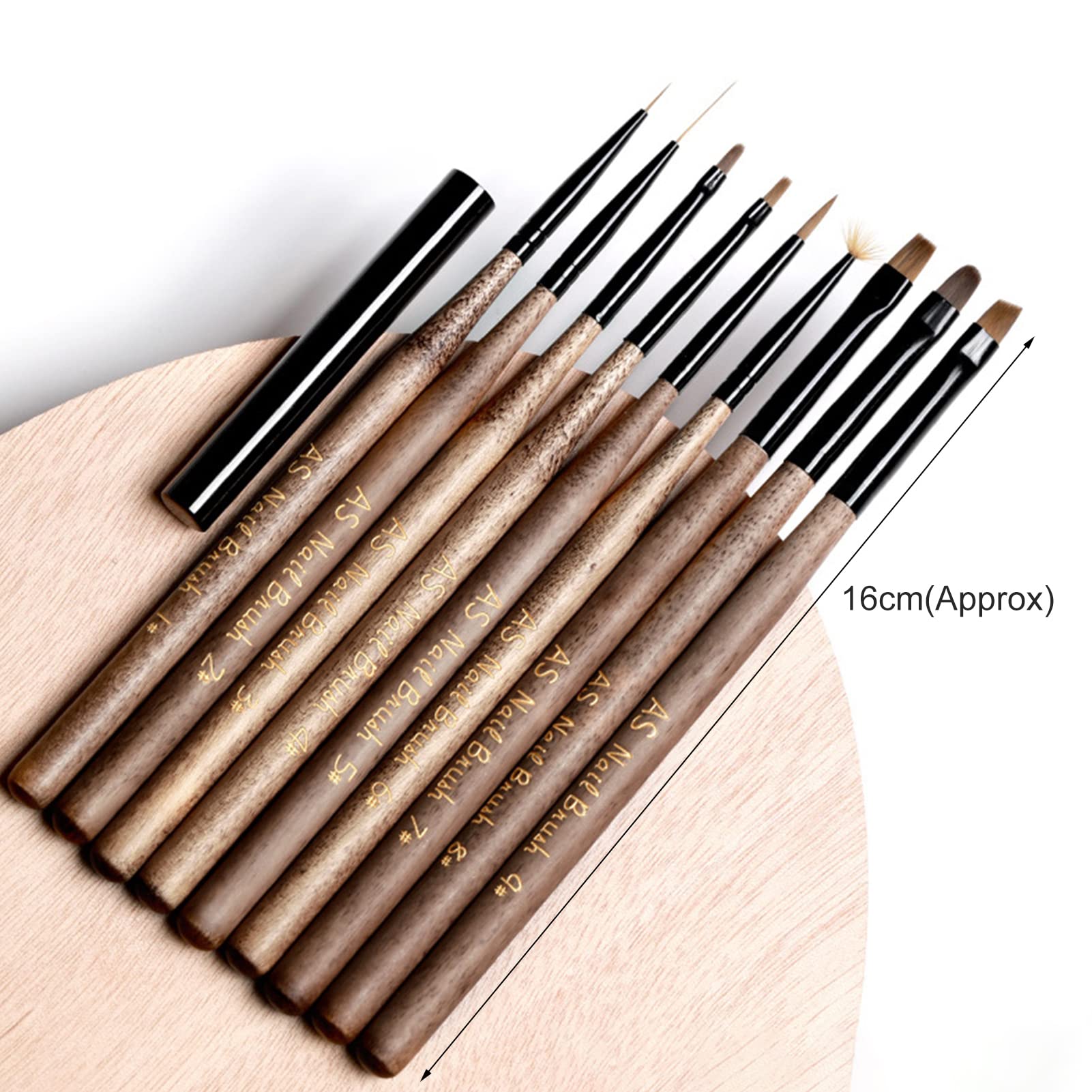 Washranp Nail Art Brush Set - Professional DIY Manicure Tools for Women | Home Salon & Party Use