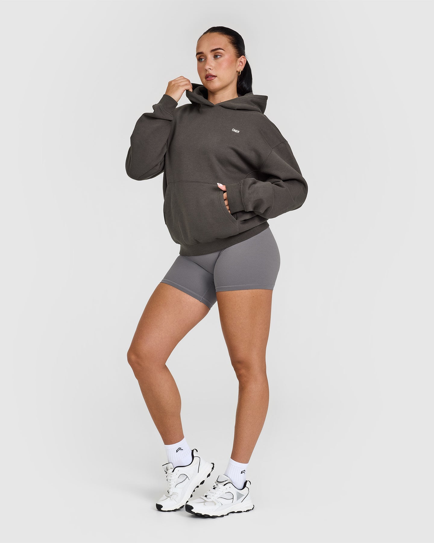 Foundations Hoodie for Men & Women | Soft Fleece Pullover Sweatshirt | Deep Taupe | Cozy Casual Wear for Fall & Winter | Perfect for Lounging, Travel, and Outdoor Activities