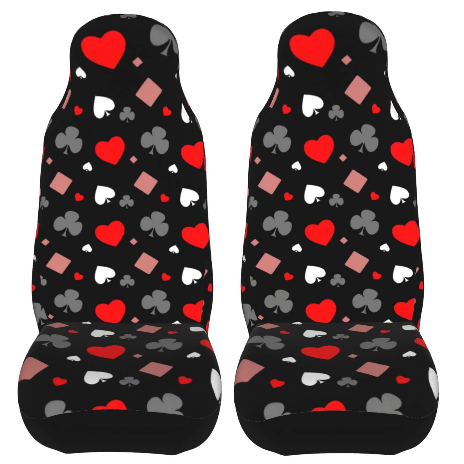 2-Pack Soft Fabric Car Seat Covers for Women & Men - Durable Universal Fit Seat Protectors for Cars, SUVs, Trucks | Perfect for Road Trips, Daily Commutes & Vehicle Protection