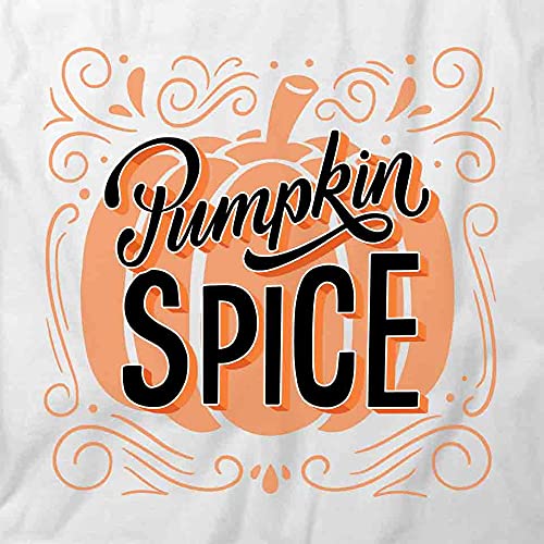 Pumpkin Spice Graphic T-Shirt for Women & Men | Soft Cotton Printed Tee with Fall Design | Perfect for Halloween, Thanksgiving & Autumn Outfits