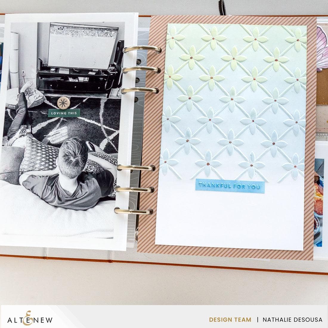 Petal Palooza 3D Embossing Folder for Card Making | Floral Design Paper Craft Tool for Scrapbooking & DIY Greeting Cards