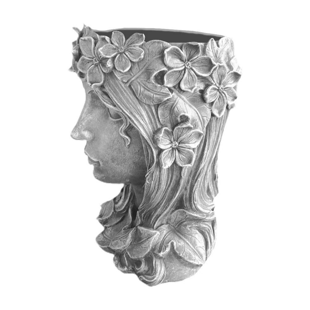 YARNOW Resin Face Planters Pots - Unique Head Planter for Succulents, Cactus & Flower Arrangements | Perfect for Home Decor, Office Desk & Garden Decorations