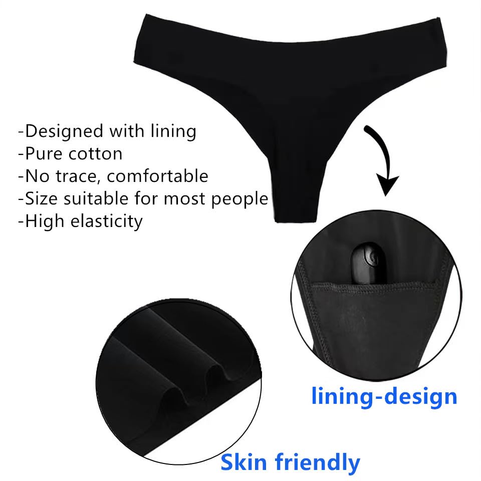 Remote Control Vibrating Panties with Mini Bullet - Wearable Butterfly Vibrator for Women | Long Distance Clitoral Stimulator & Personal Massager | Perfect for Couples Play, LDR & Sensual Exploration