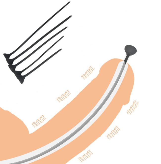 Premium 5-Piece Silicone Urethral Sounding Kit - Extra Long Penis Plug Set for Male Masturbation & Training | Body-Safe Sex Toys for Men & Couples | Enhance Intimacy & Solo Play in Bedroom