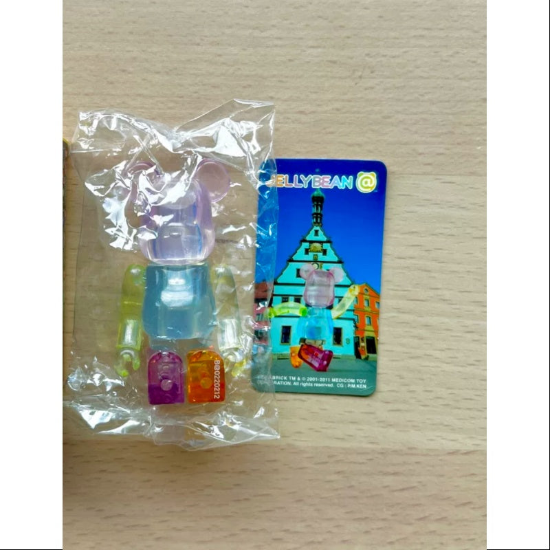 Bearbrick Series 22 JELLYBEAN Iridescent 100% Collectible Figure - Limited Edition Vinyl Art Toy for Display & Gifting - Perfect for Anime Fans, Collectors, and Home Decor