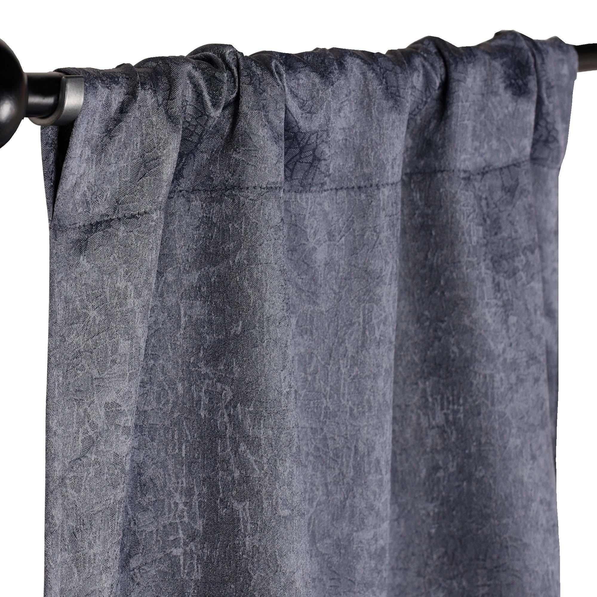 Blackout Senna Solid Textured Grommet Curtain Panels Set - Thermal Insulated Room Darkening Drapes for Bedroom & Living Room - Noise Reducing Window Treatments for Home Decor