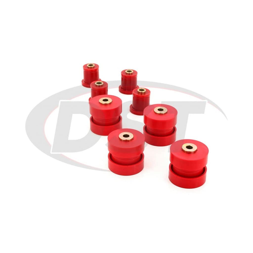 Energy Suspension 5.3140R Red Control Arm Bushing Set for 2008-2010 Dodge Challenger | Improves Handling & Ride Comfort | Perfect for Street Performance & Track Racing