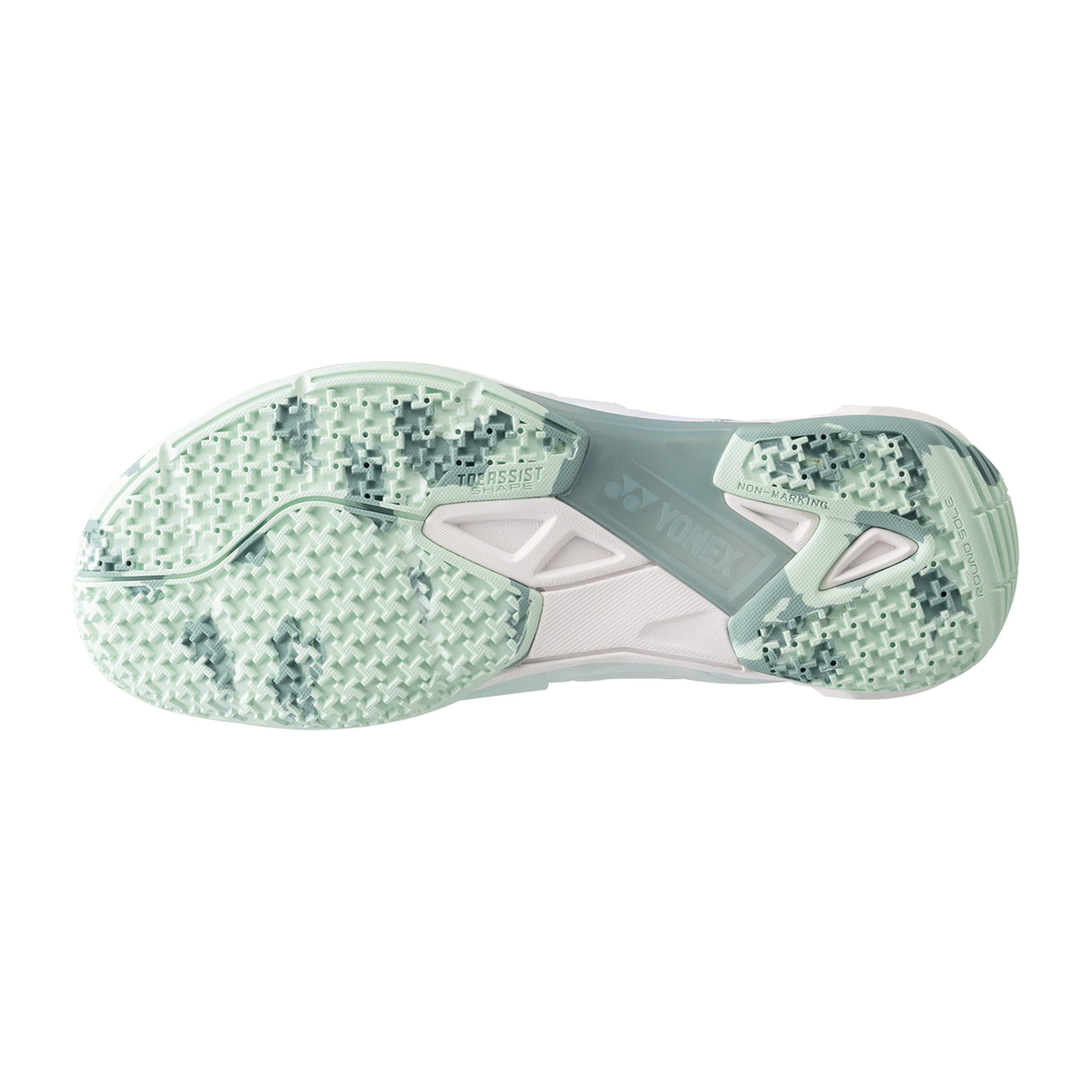 Yonex Power Cushion Cascade Drive Gen 2 Badminton Shoes for Men & Women - White/Green - Lightweight Comfort & Shock Absorption for Indoor Court Sports, Badminton, Squash & Volleyball