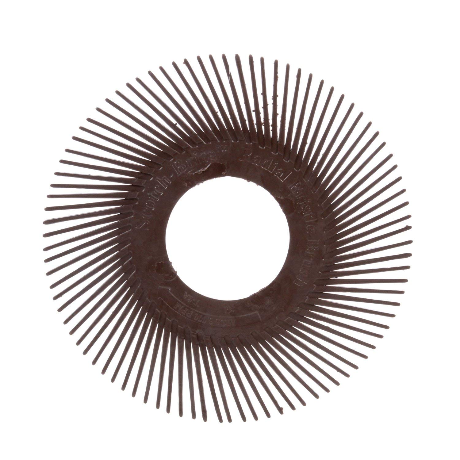 Scotch-Brite Radial Bristle Brush Replacement Discs - 6 Inch, 40-Pack (T-A 36 Refill) for Angle Grinders & Surface Prep - Perfect for Metal Polishing, Rust Removal & Wood Sanding