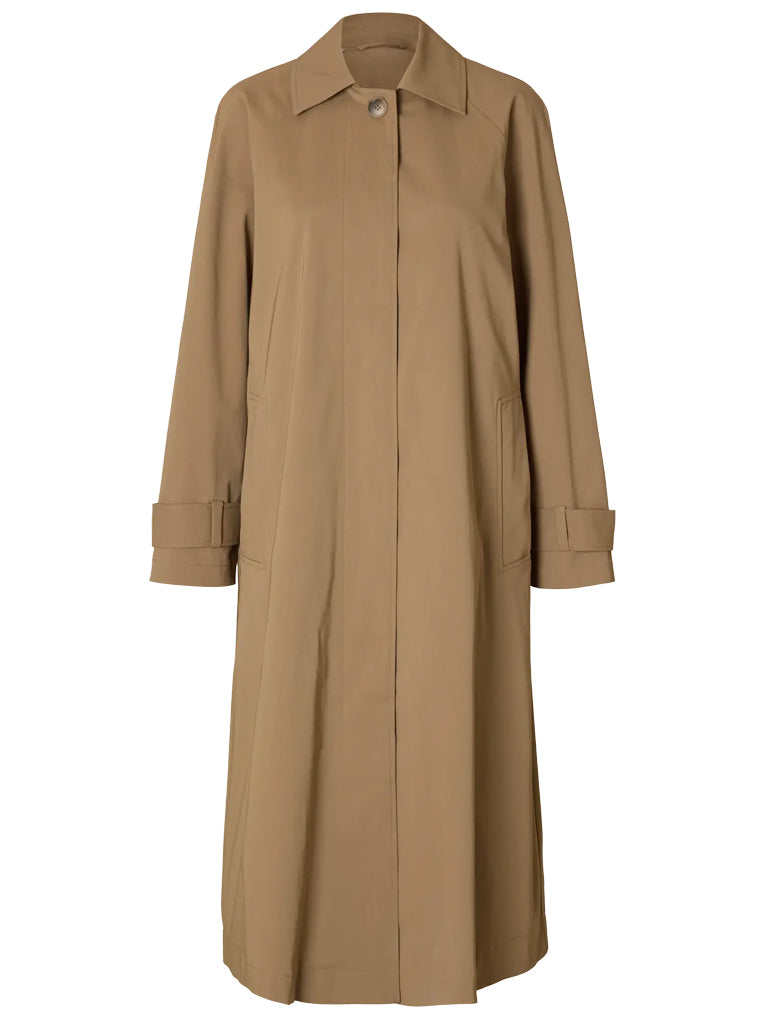 Premium Women's Corrie Coat in Sepia Tint - Stylish Fall & Winter Outerwear for Casual Outings & Office Wear