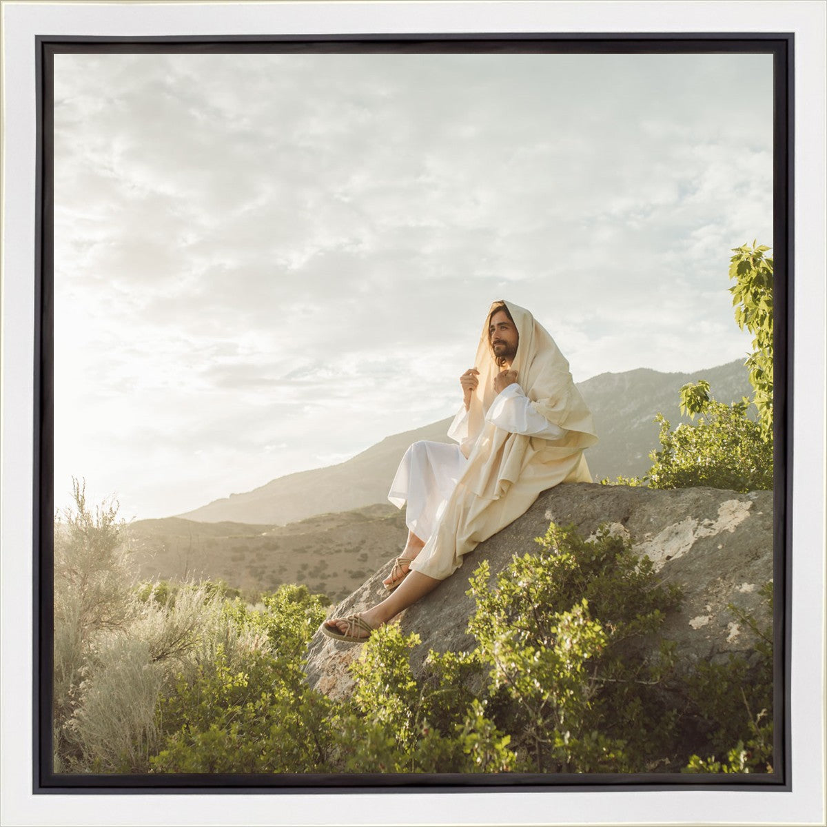 His Only Son Gallery Wrap Canvas - Premium Christian Wall Art for Home Decor, Church & Office - Perfect for Religious Gifts & Inspirational Spaces