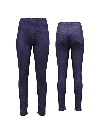 VR7 Women's Stretchy Skinny Jeans Leggings - Denim Look, Plus Size UK 8-26 - Perfect for Casual Wear, Work & Everyday Comfort