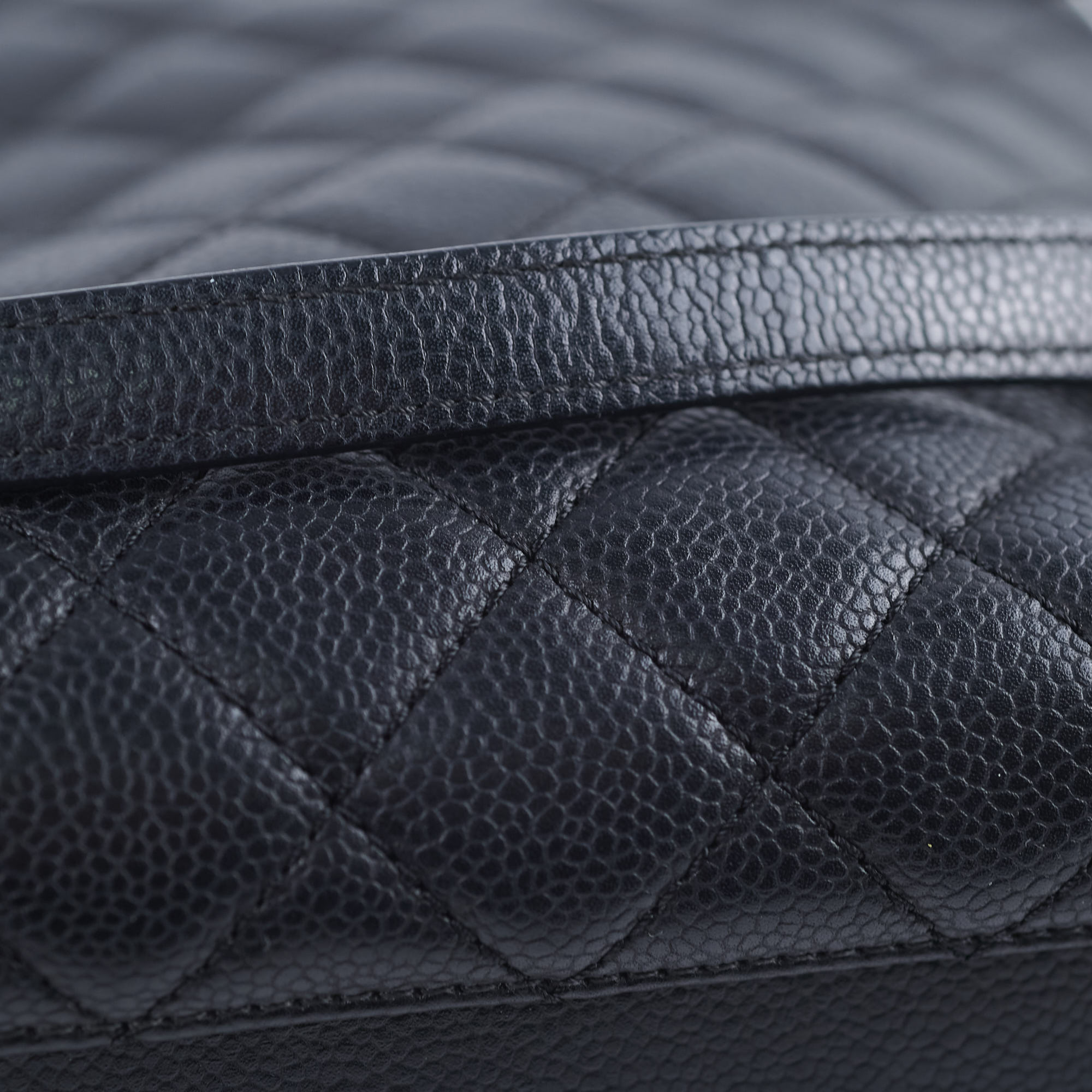 Chanel Caviar Leather City Shopping Tote Bag - Black (2023 Collection) | Luxury Designer Handbag for Women, Work & Travel