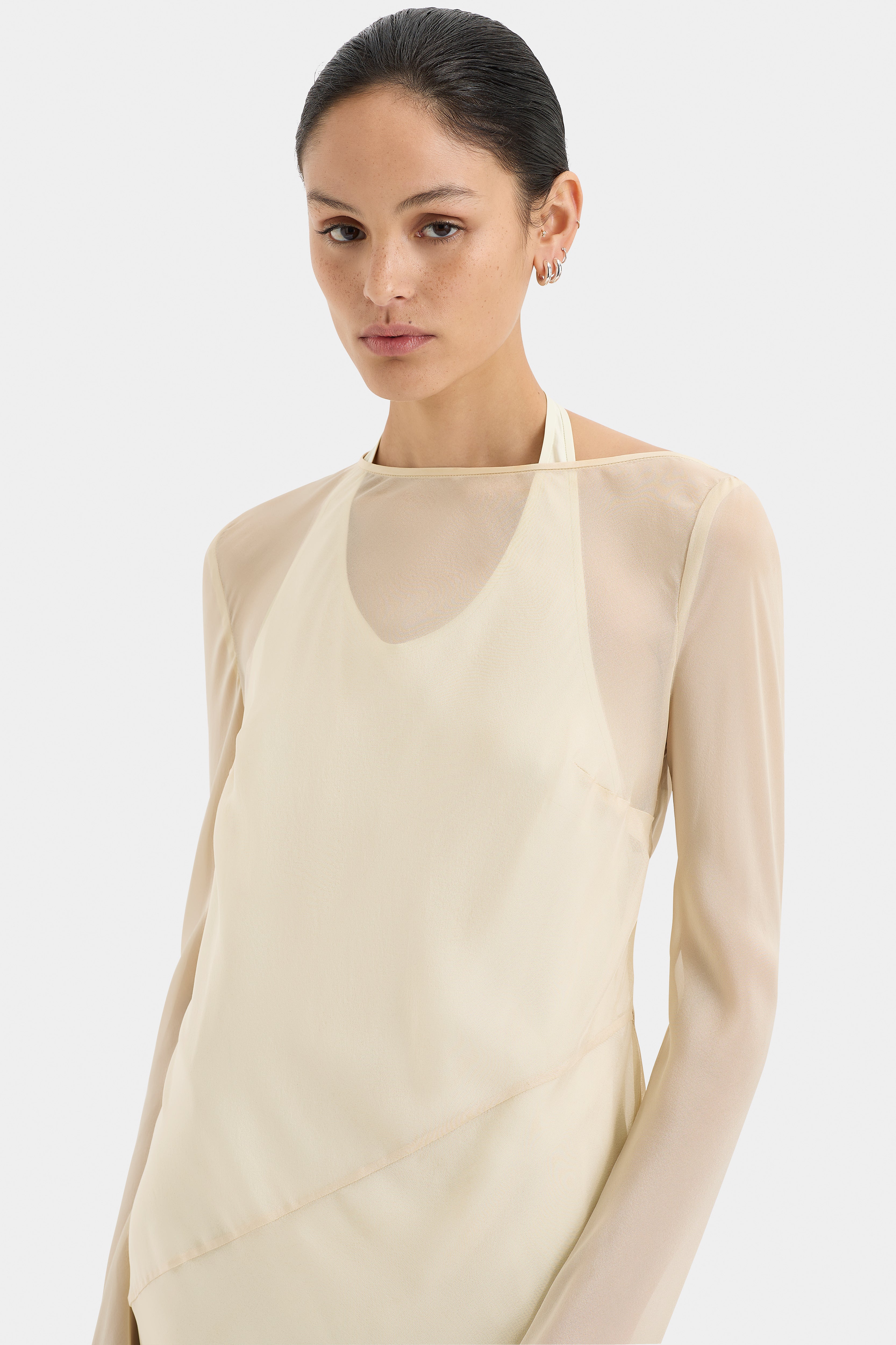 Elegant Strobe Long Sleeve Party Dress for Women - Perfect for Evening Events, Cocktail Parties & Date Nights