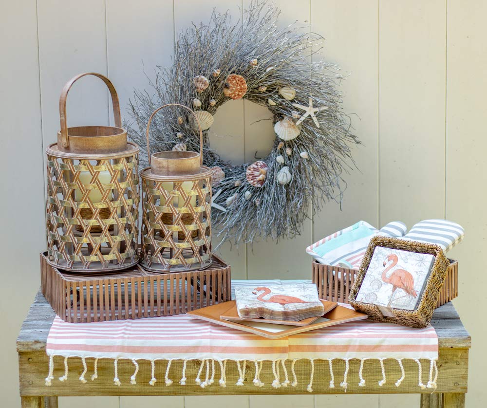 Premium Cotton Kitchen Dish Towels Set of 2 - 28