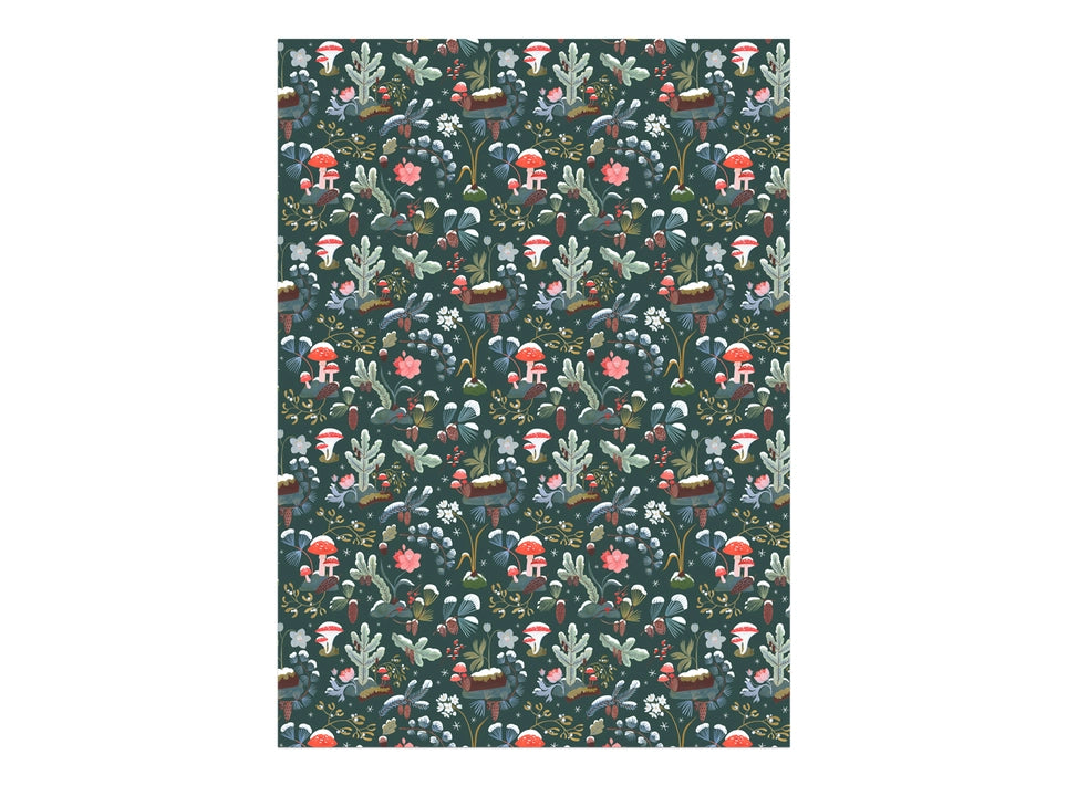 Festive Holiday Moss Wrapping Paper - Eco-Friendly Gift Wrap for Christmas, Birthdays & Special Occasions - Perfect for DIY Crafts, Scrapbooking & Home Decor