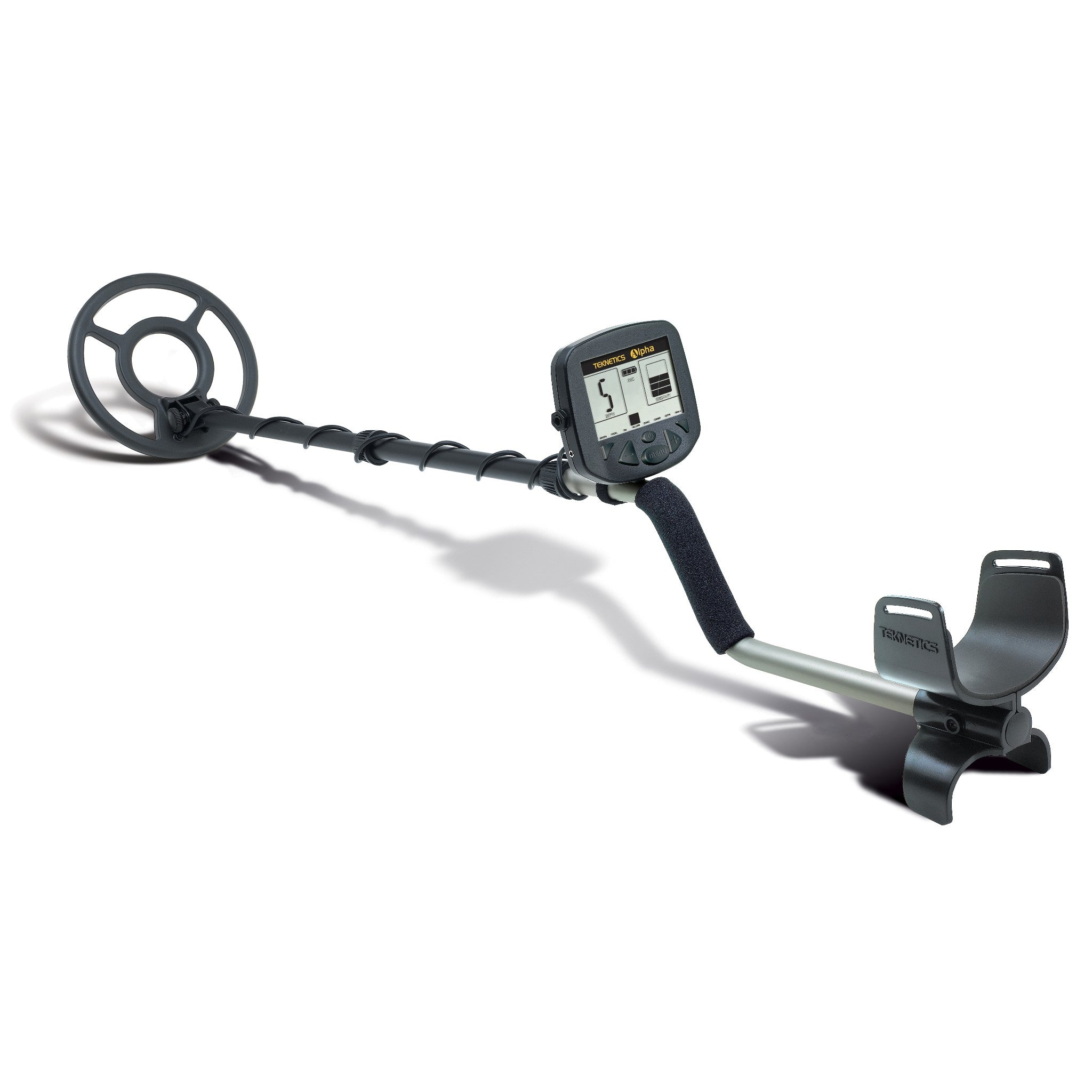 Teknetics Alpha 2000 Metal Detector - Professional Waterproof Gold & Coin Detector with LCD Display | Perfect for Beach Hunting, Treasure Hunting & Outdoor Adventures