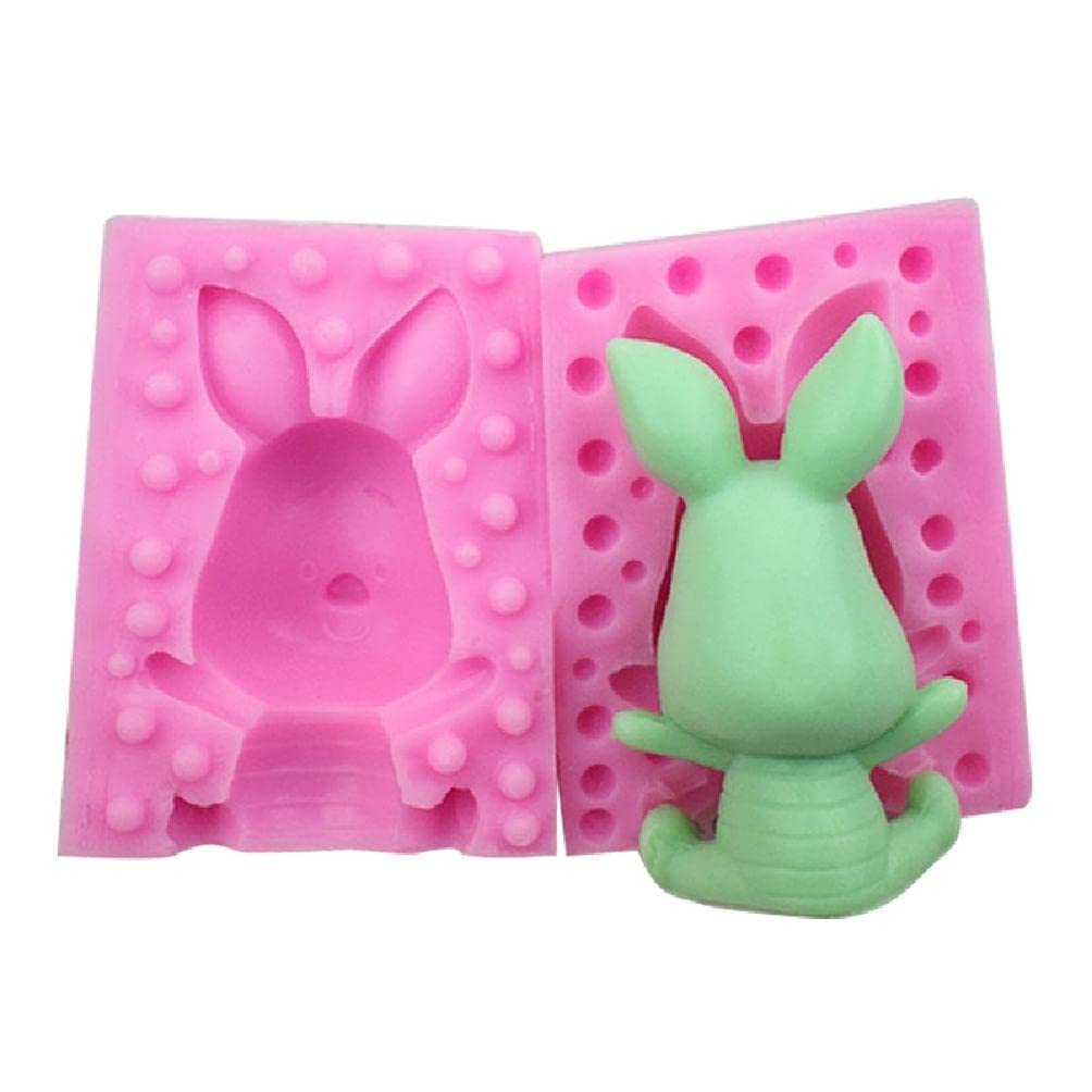 3D Easter Bunny & Bear Silicone Cake Mold - Food Grade, Non-Stick, Easy Release for Baking Cookies, Cupcakes & DIY Desserts - Perfect for Easter, Birthdays & Holiday Gifting