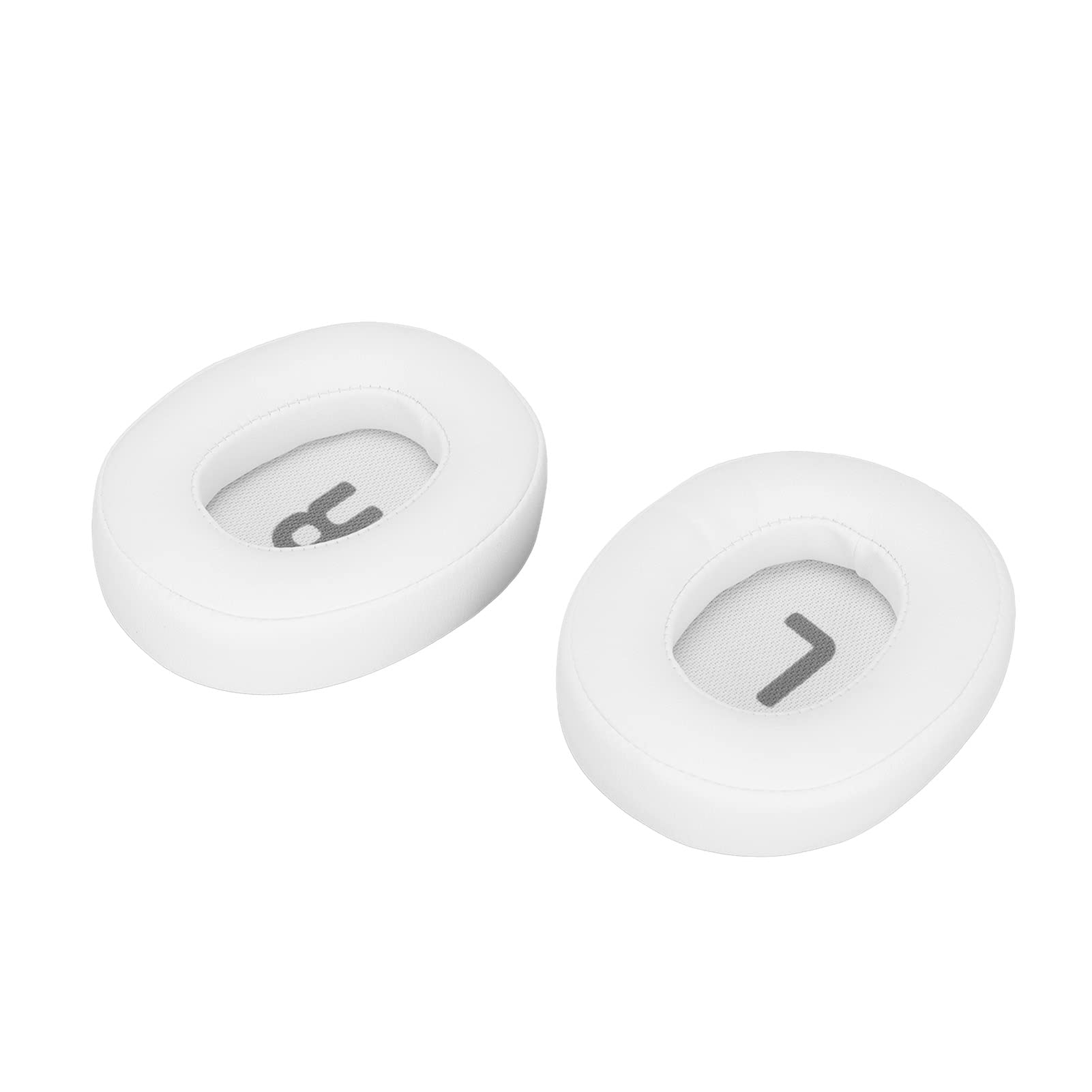 Gaeirt Replacement Ear Cushions - Soft Protein Leather Ear Pads for Headphones (White) | Professional Grade, Easy Installation, Durable & Extra Thick Comfort | Perfect for Gaming, Music & Office Use