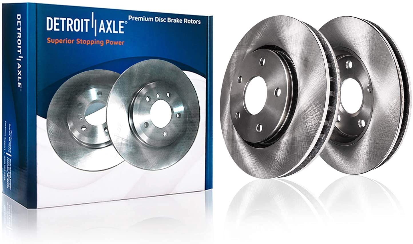Detroit Axle - Front & Rear Disc Brake Rotors & Ceramic Pads Kit for Ford Fusion, Mazda 6, Lincoln MKZ Zephyr, Mercury Milan | High-Performance Brake Replacement | Perfect for Daily Commuting & Highway Driving