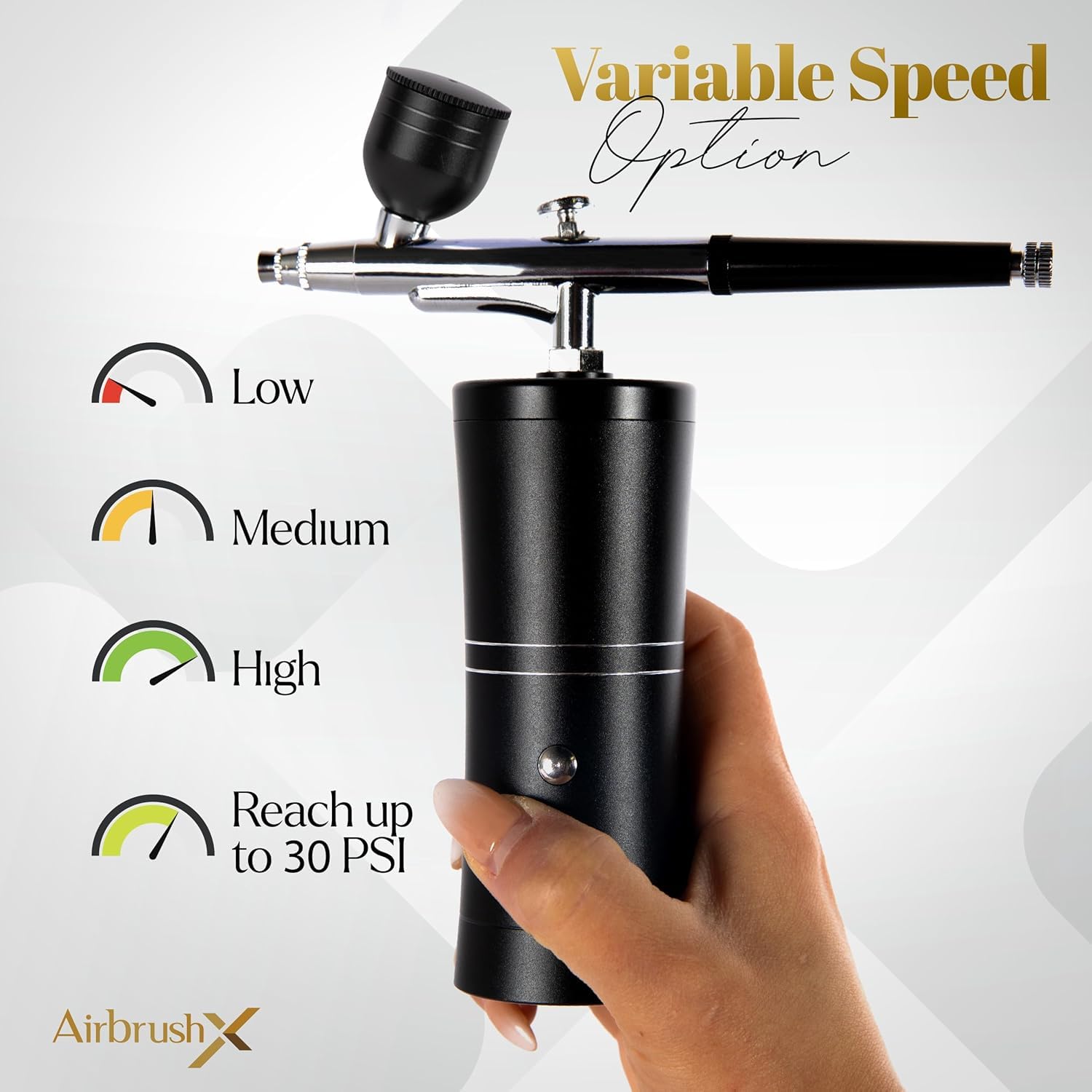 Professional Airbrush Kit with Air Compressor - Complete Set for Nails, Makeup, Tattoo & Painting | Portable Airbrush Gun & Compressor for Home, Salon & DIY Art Projects
