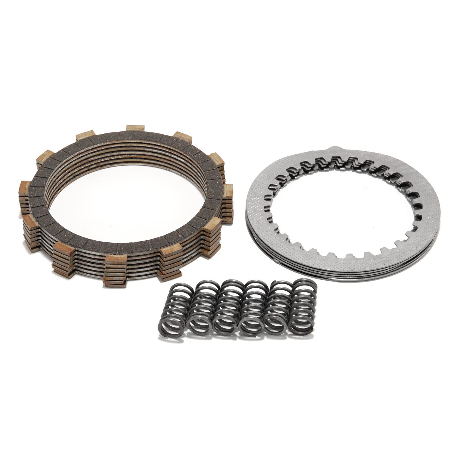 Yamaha Banshee 350 YFZ350 Clutch Kit (1987-2006) - 7 Rubber Friction Plates, 6 Steel Plates & 6 Springs | High-Performance ATV Replacement Parts for Off-Road Racing & Dune Riding