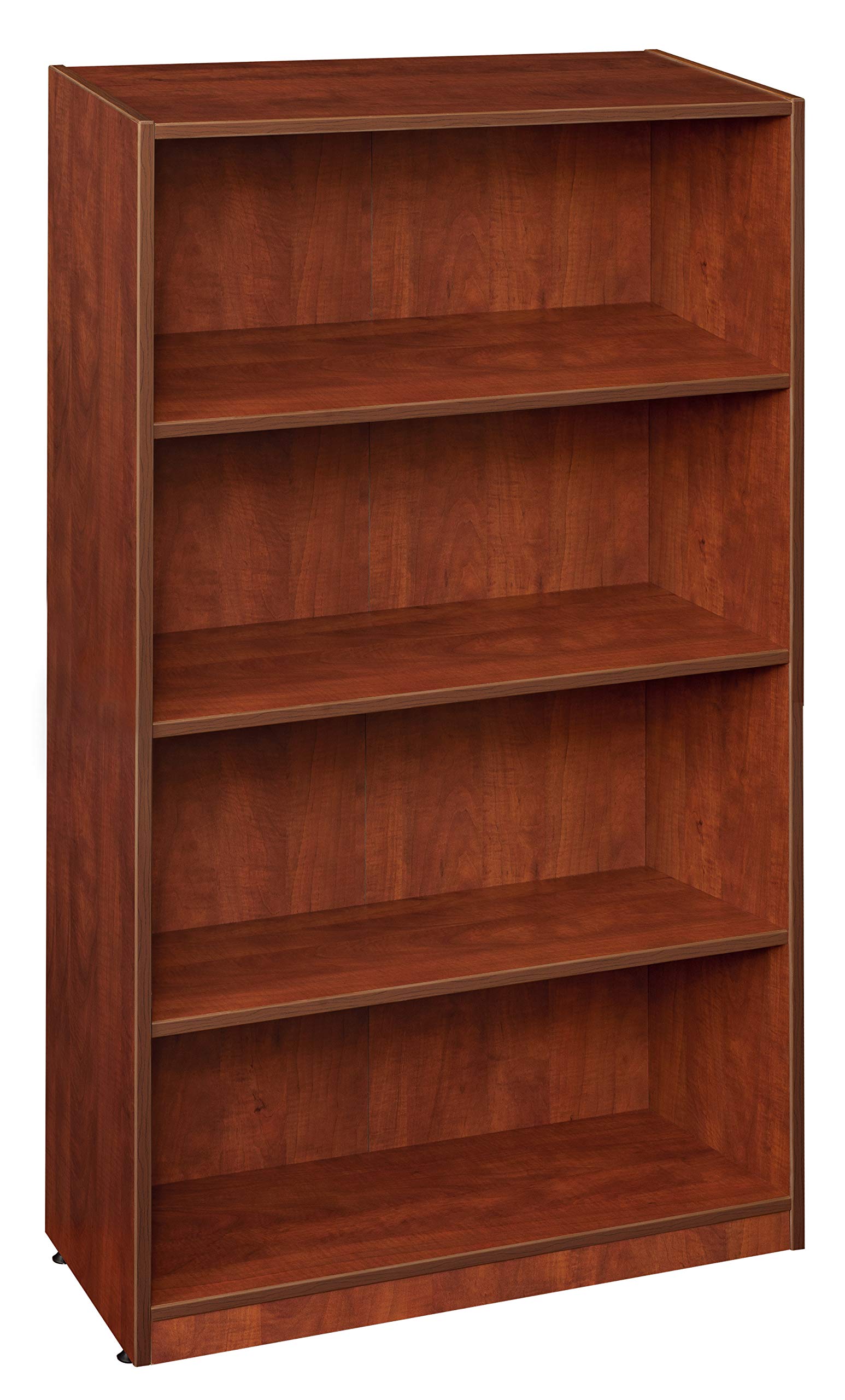 Regency High Bookcase Legacy - 47 Inch Cherry Wood Bookshelf for Home Office, Living Room & Library Storage