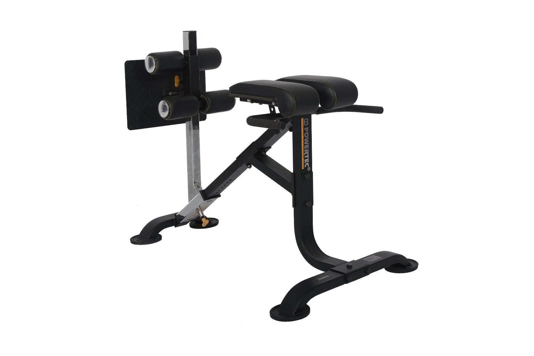 Powertec Dual Hyperextension and Ab Crunch Bench for Home Gym - Strengthen Core & Back - Perfect for Strength Training and Fitness Workouts