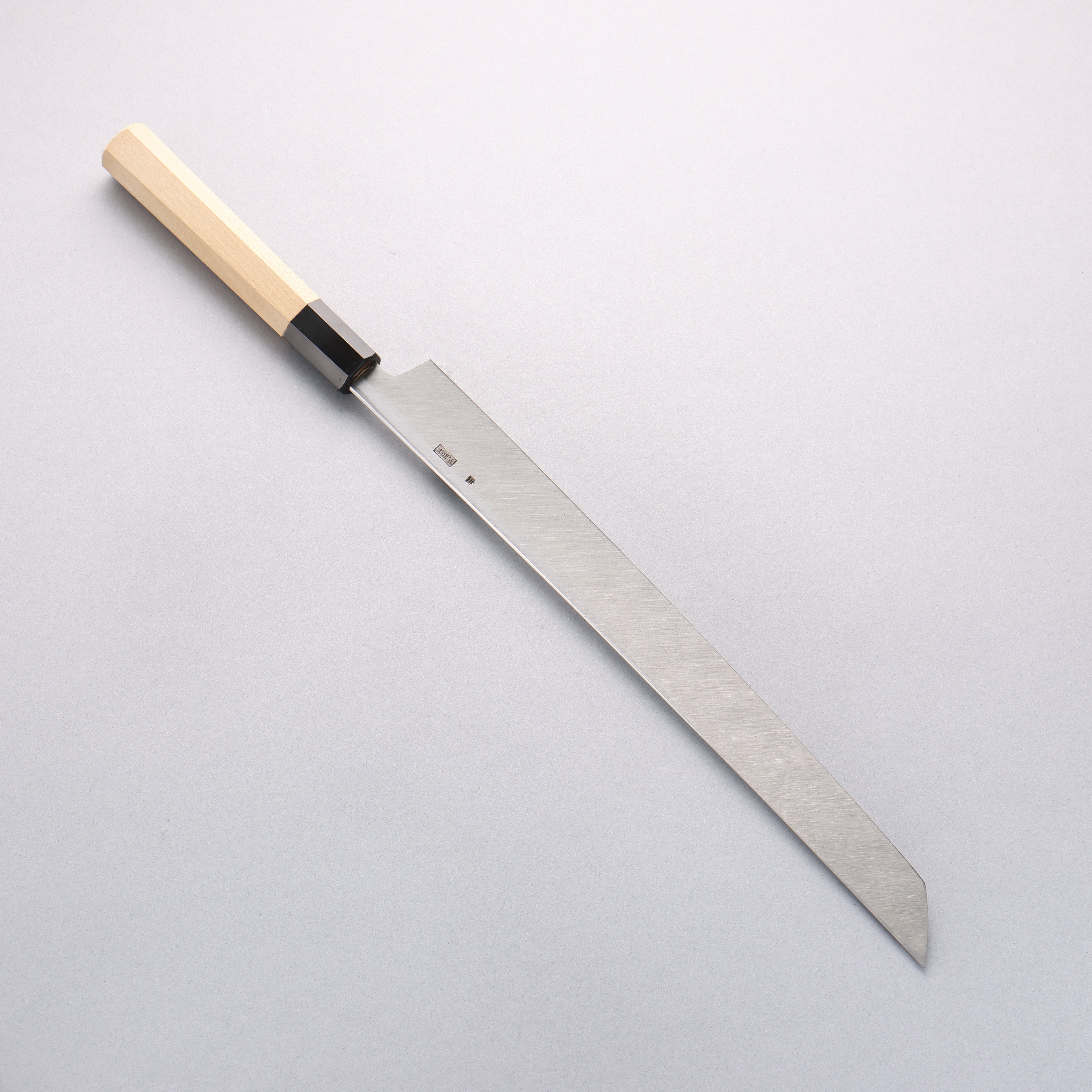 Premium Kikuzuki White Steel No.2 Sakimaru Takohiki Japanese Sushi Knife 300mm - Magnolia Wood Handle - Professional Chef's Knife for Sashimi, Sushi & Seafood Preparation