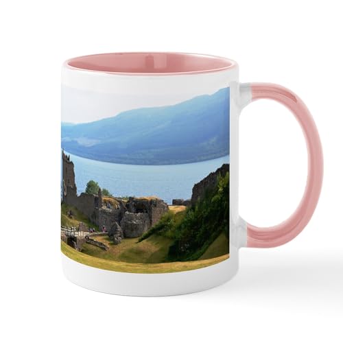 White/Pink Inside - Urquhart Castle Mugs