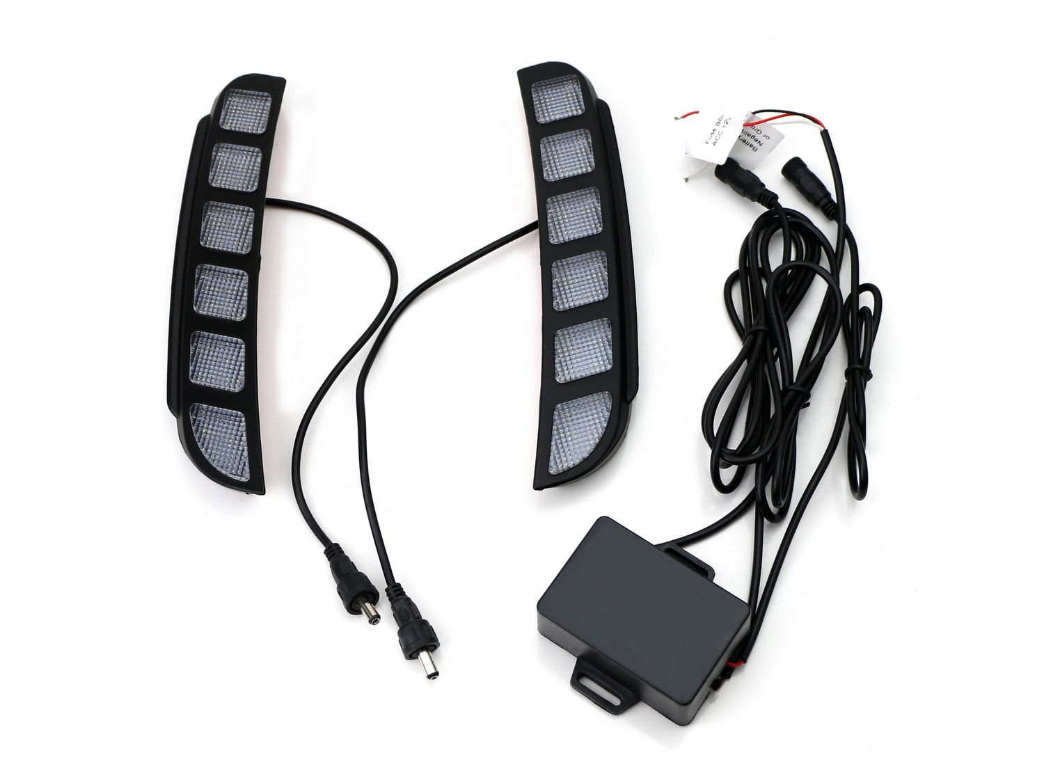 2016-2017 Ford Explorer Direct Fit Vertical Mount LED Daytime Running Lights - DRL Fog Lights for Enhanced Visibility & Safety (Perfect for Off-Road, Night Driving & Bad Weather Conditions)
