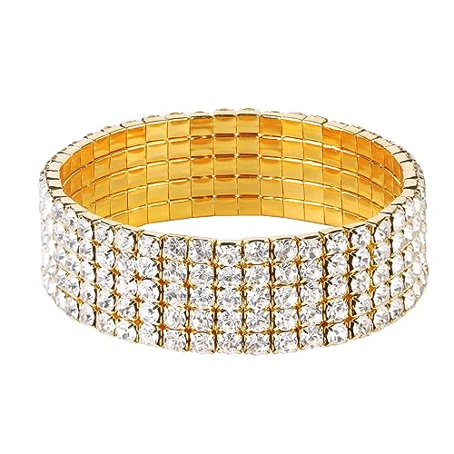 5 Row Gold Bracelet