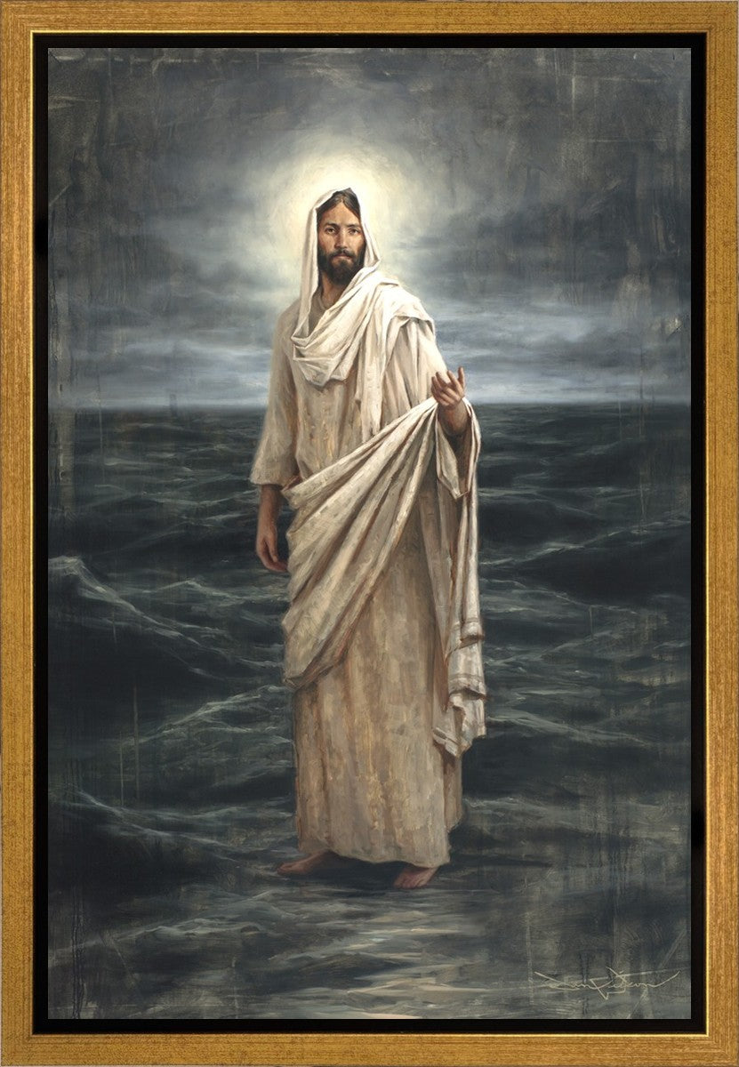 Come Be Not Afraid Gallery Wrap Canvas - Inspirational Wall Art Decor for Home, Office & Church - Perfect for Living Room, Bedroom & Spiritual Spaces