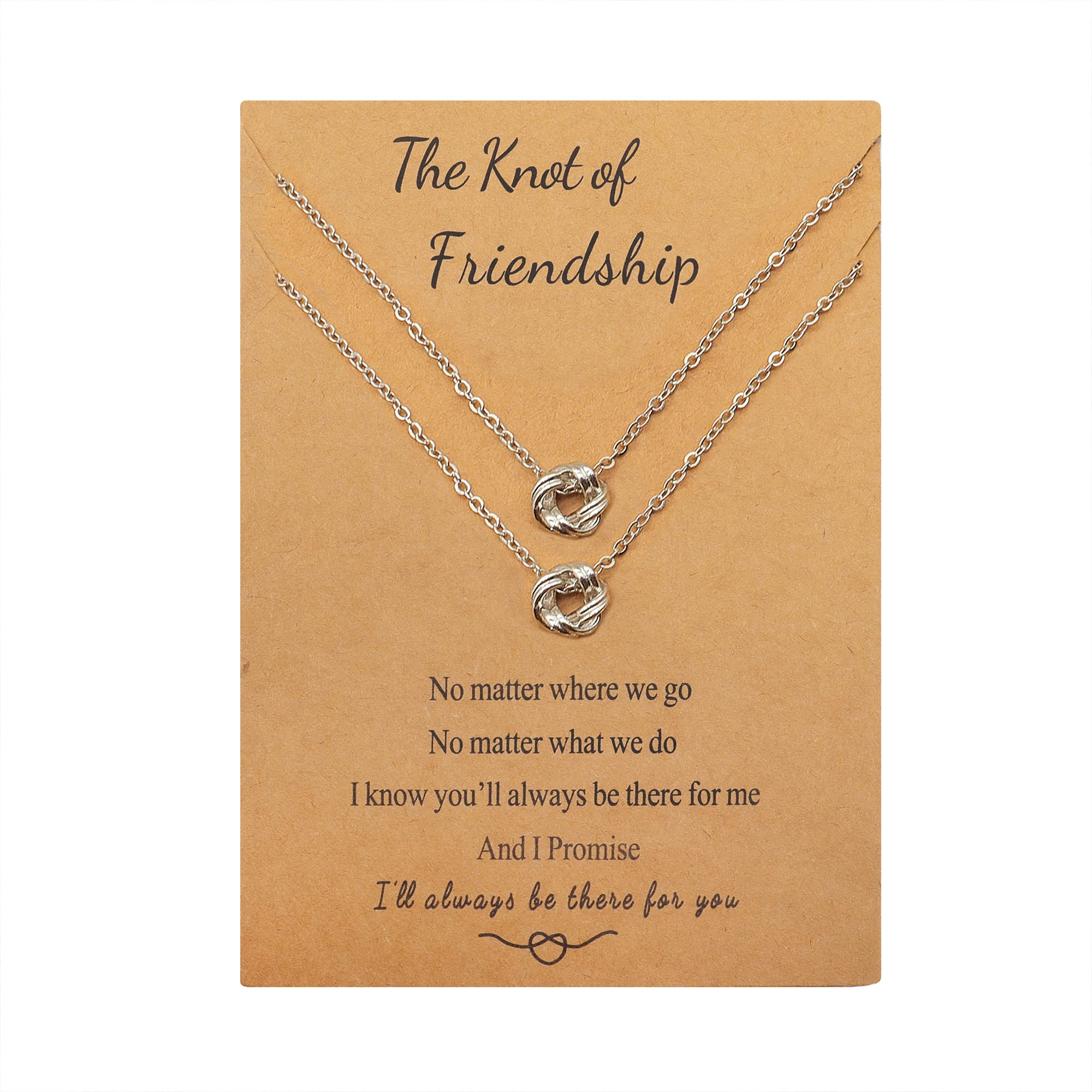 Best Friends Friendship Necklace Set - Long Distance BFF Necklaces for Women & Men, Matching Heart Pendant Jewelry for Couples, Sisters, Besties - Perfect Birthday Gift for Her, Friendship Day Present | Ideal for Anniversaries, Valentine's Day & Long Distance Relationships