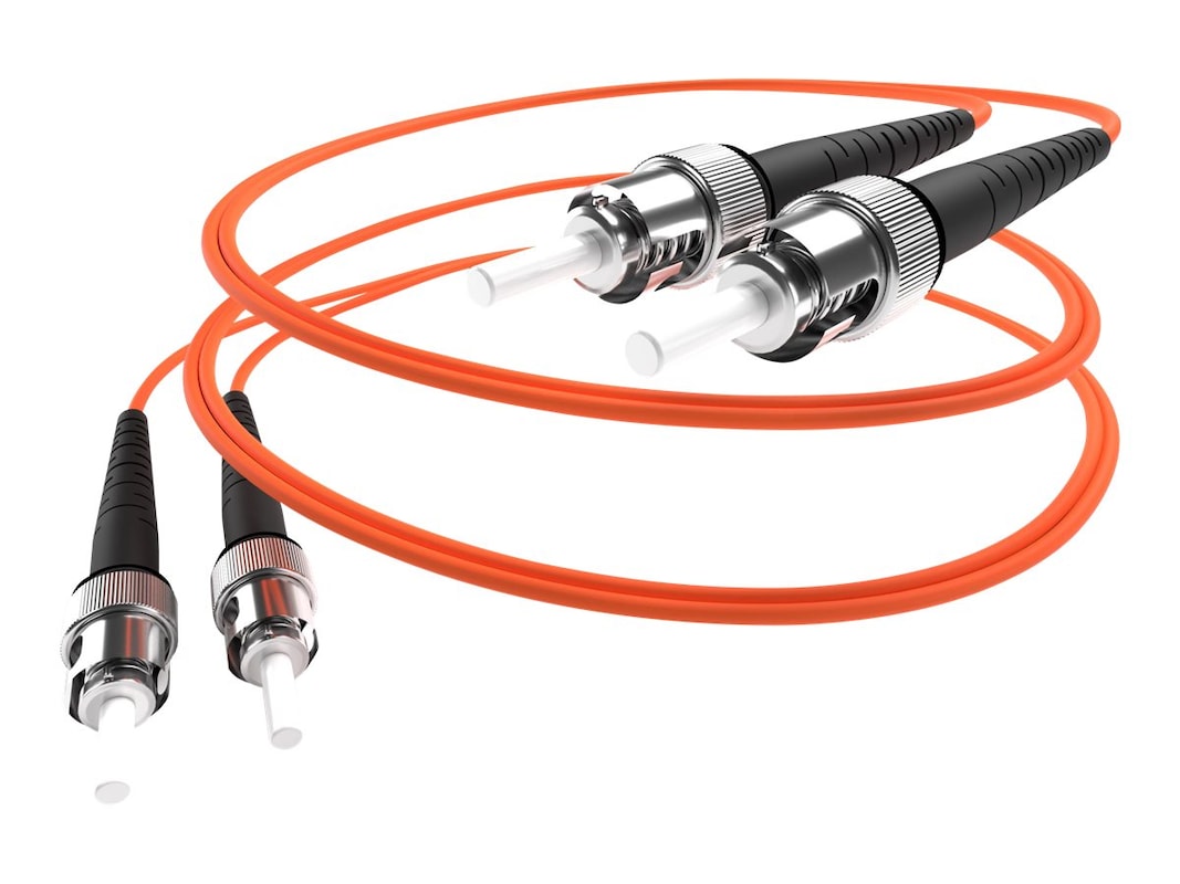 10M OM1 1Gig Fiber Optic Cable 62.5/125 Multimode - 10 Meter Orange OFNR Rated for Indoor/Outdoor Use - Perfect for Data Centers, CCTV, and Network Installations