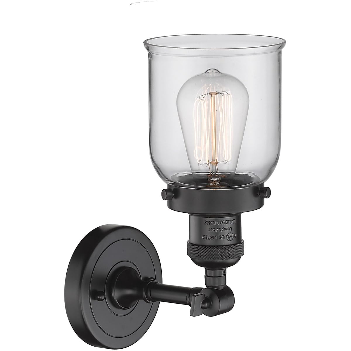 Innovations INNO203-OB-G52-LED Bronze Dark LED Wall Sconce Light Fixture - Modern Indoor Outdoor Lighting for Bedroom, Living Room, Hallway, Porch