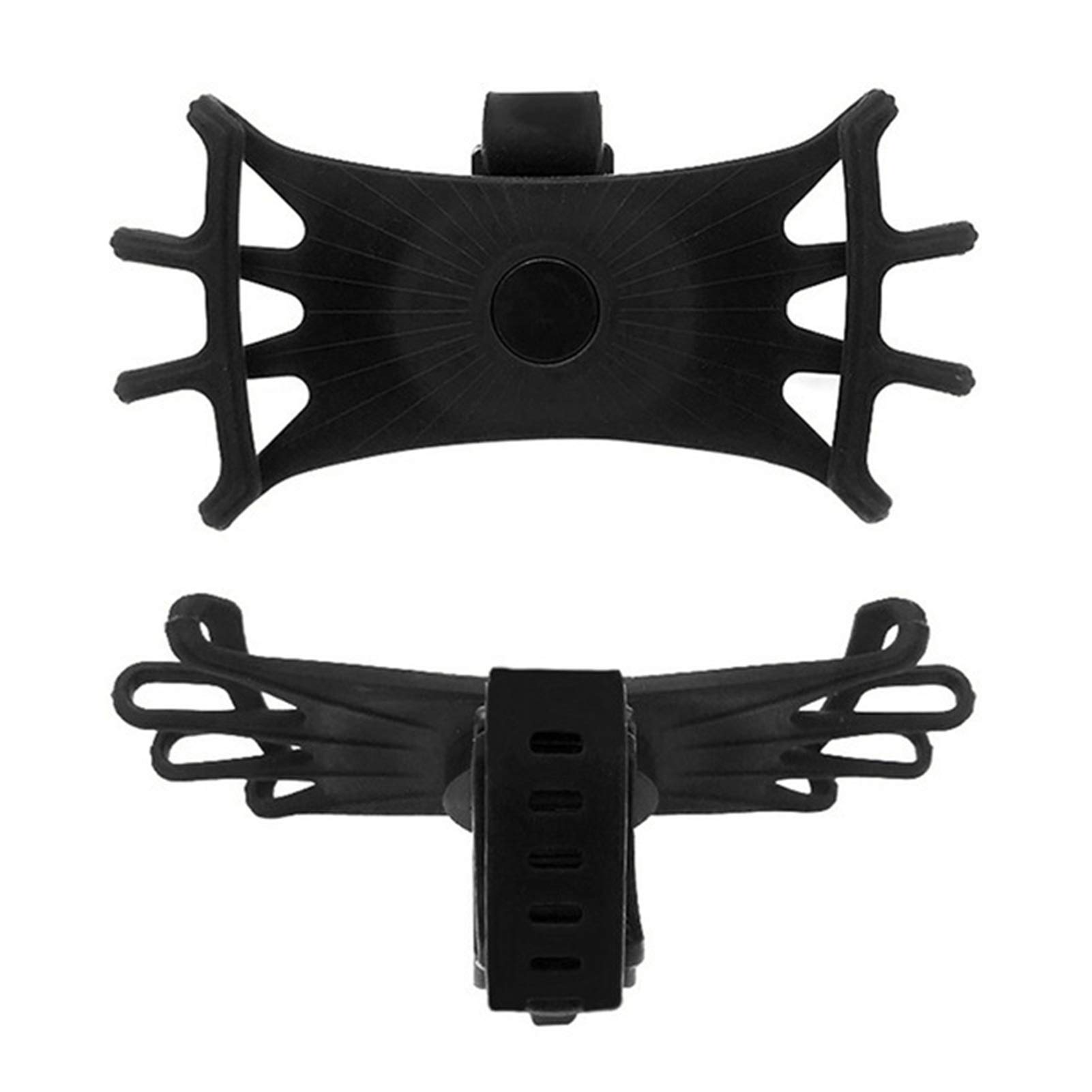 L-SHISM Bike Suspension Forks - Adjustable Silicone Anti-Shock Phone Mount Holder for Bicycle - Compatible with Orendil & Fox Forks (Black) - Perfect for Mountain Biking, Commuting & Outdoor Adventures