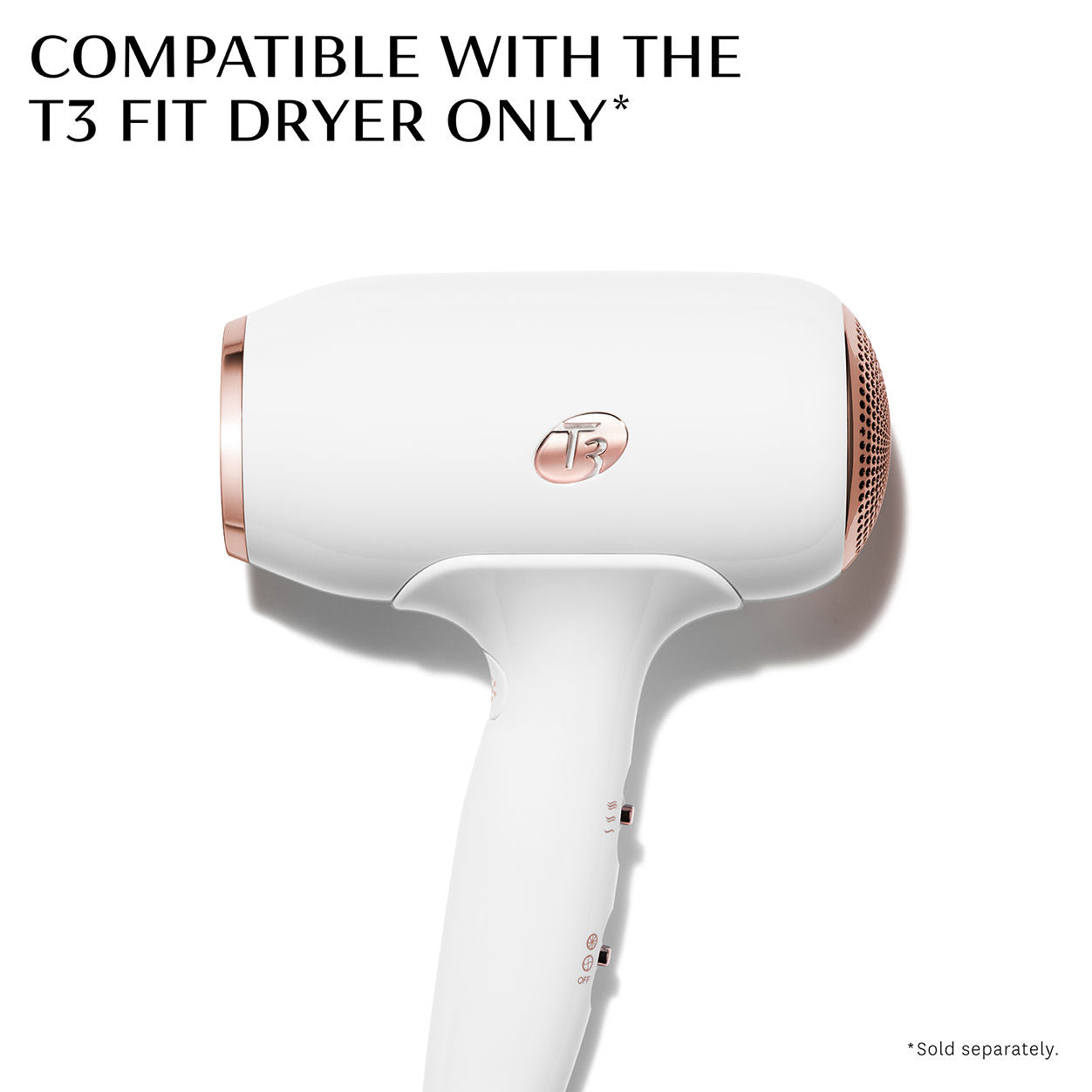 T3 Fit Diffuser - Professional Hair Styling Tool for Smooth & Voluminous Blowouts - Perfect for Salons, Home Use & Travel