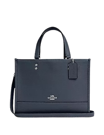 Coach Dempsey Carryall Tote Bag for Women - Genuine Leather Handbag with Zip Top - Perfect for Work, Travel & Everyday Use