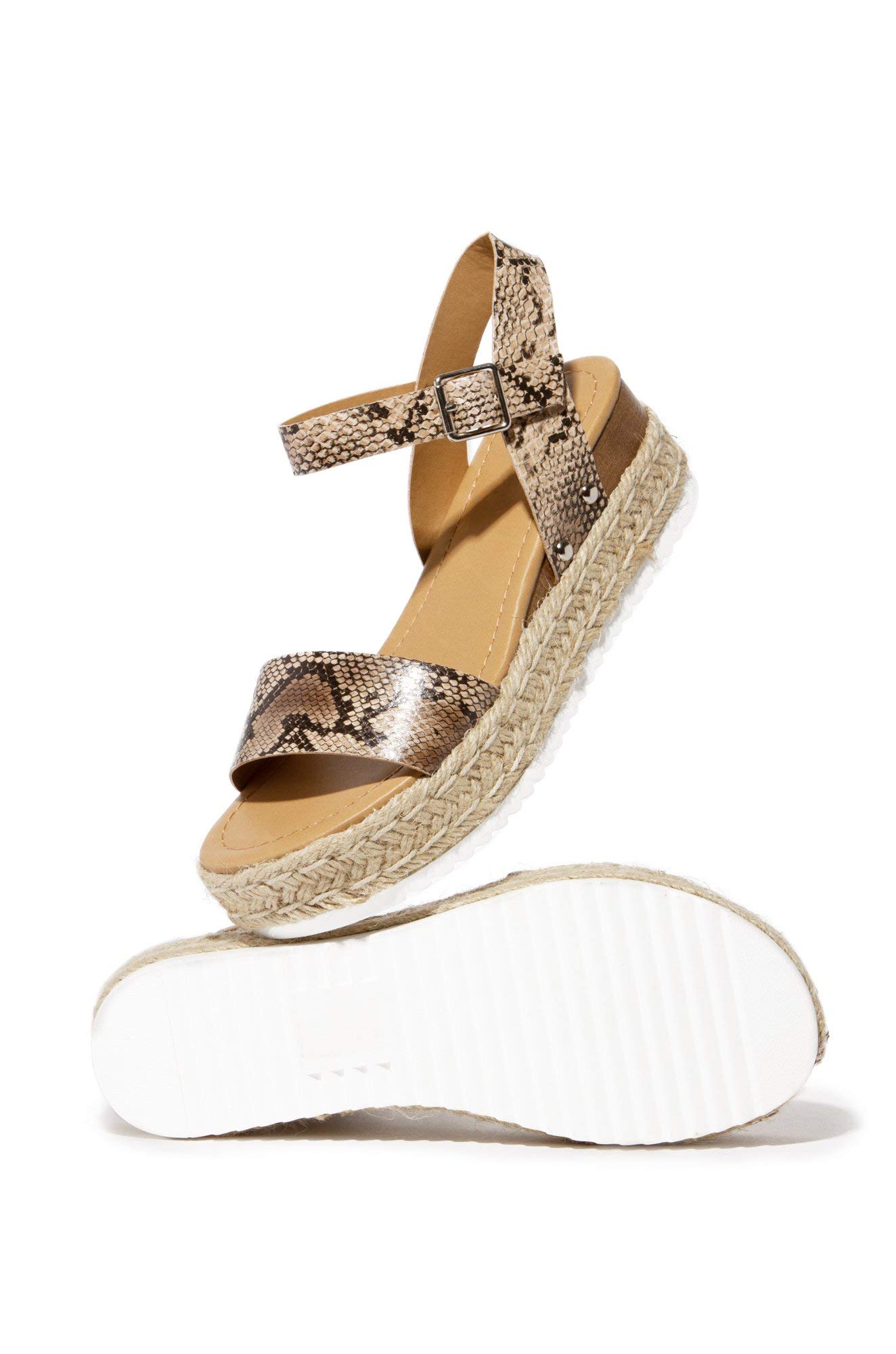 Women's Open Toe Platform Sandals - Comfortable Clip Design Casual Shoes for Summer Outfits | Perfect for Beach, Vacation, and Everyday Wear