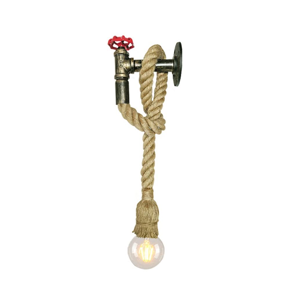 Vintage Industrial Wall Sconce Light Fixture - Antique Wall Mounted Lamp for Restaurant, Cafe, Bar, Bedroom & Living Room | Indoor Farmhouse Decor Lighting Without Bulb | Perfect for Hallway, Vanity & Rustic Home Decor