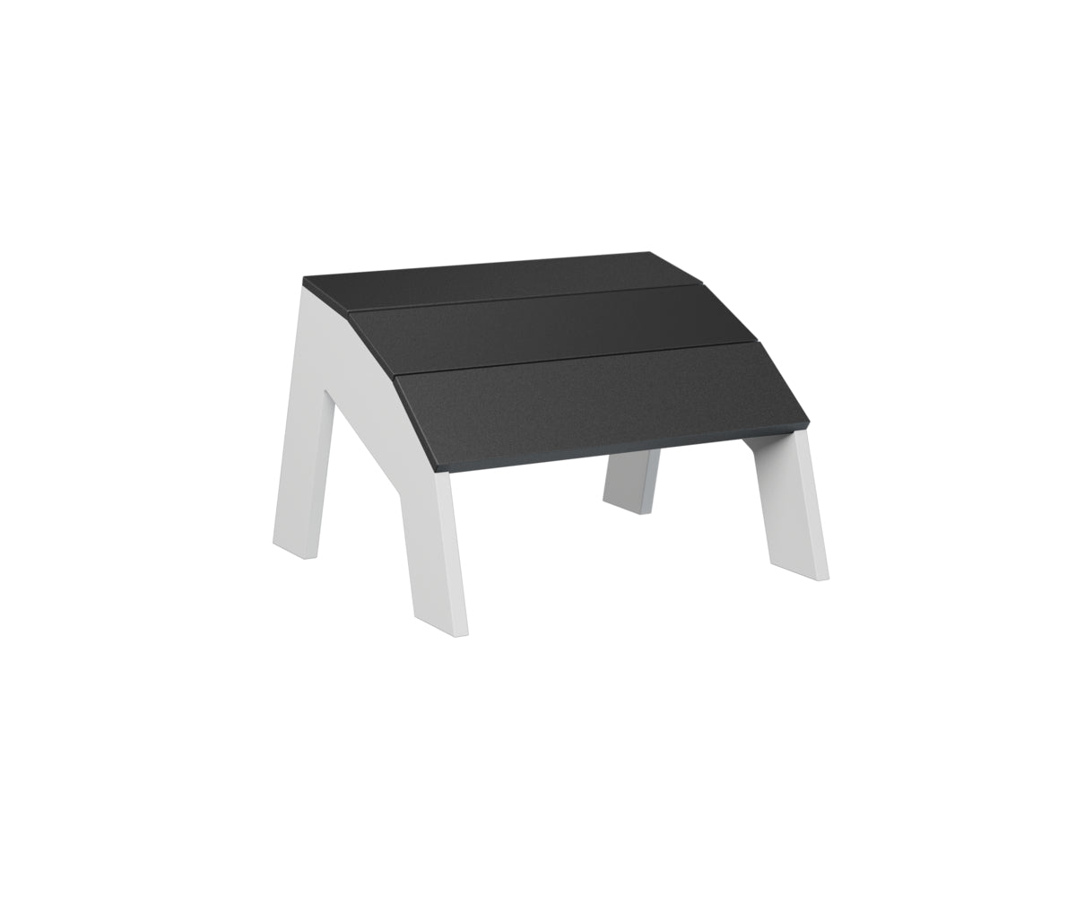 Berlin Gardens Nordic Adirondack Footstool - Outdoor Patio Furniture, Solid Wood Footrest for Garden, Deck & Poolside Relaxation
