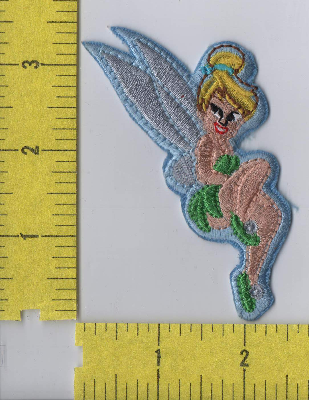 Peter Pan Movie Tinkerbell Iron On Patch - DIY Costume & Clothing Decoration for Cosplay, Jackets, Bags, Backpacks & Denim