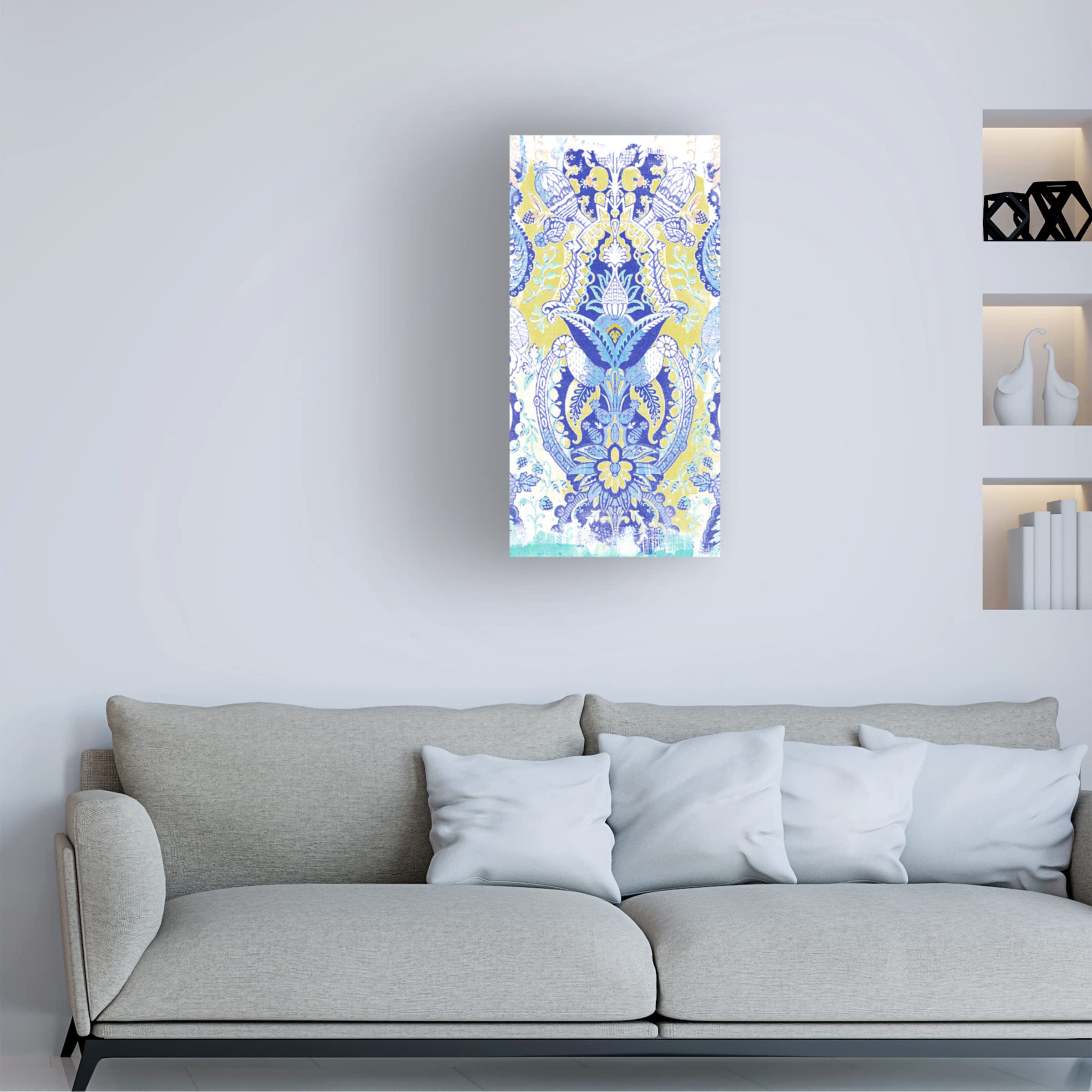 Trademark Fine Art 'Textile Offset II' Canvas Wall Art Print by June Erica Vess - Modern Home Decor for Living Room, Bedroom & Office