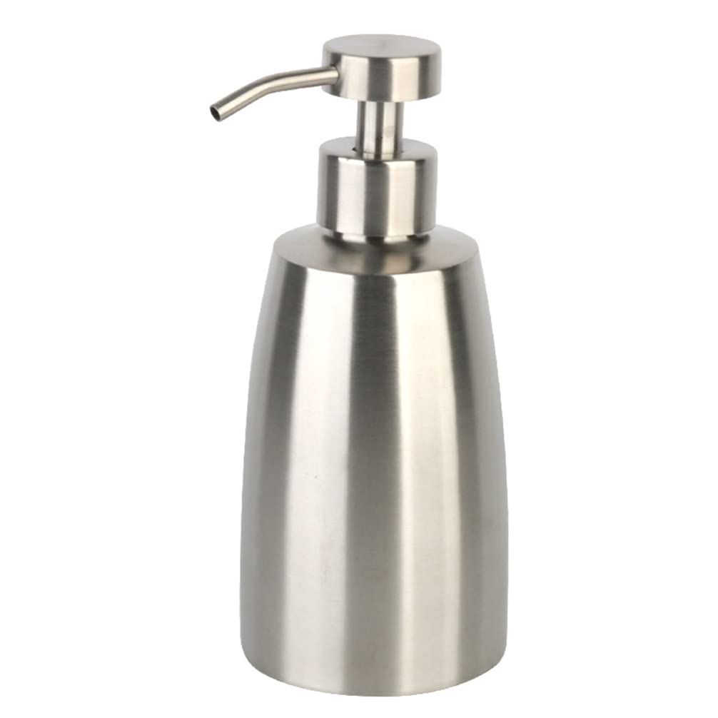 Hemoton Stainless Steel Foam Soap Dispenser - Travel Size Bubble Maker for Liquid Soap, Face Wash & Hand Wash | Portable Foamer Bottle for Kitchen, Bathroom, Gym & Outdoor Use