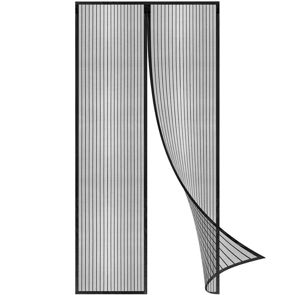 Coedou Heavy Duty Magnetic Fly Screen Door - Durable Mesh Curtain with Full Frame Velcro for Patio, Sliding & Large Doors (Fits up to 92