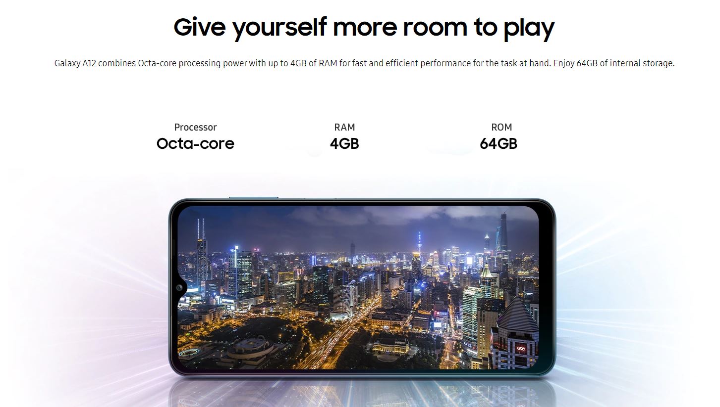 SAMSUNG Galaxy A12 32GB 3GB RAM 6.5