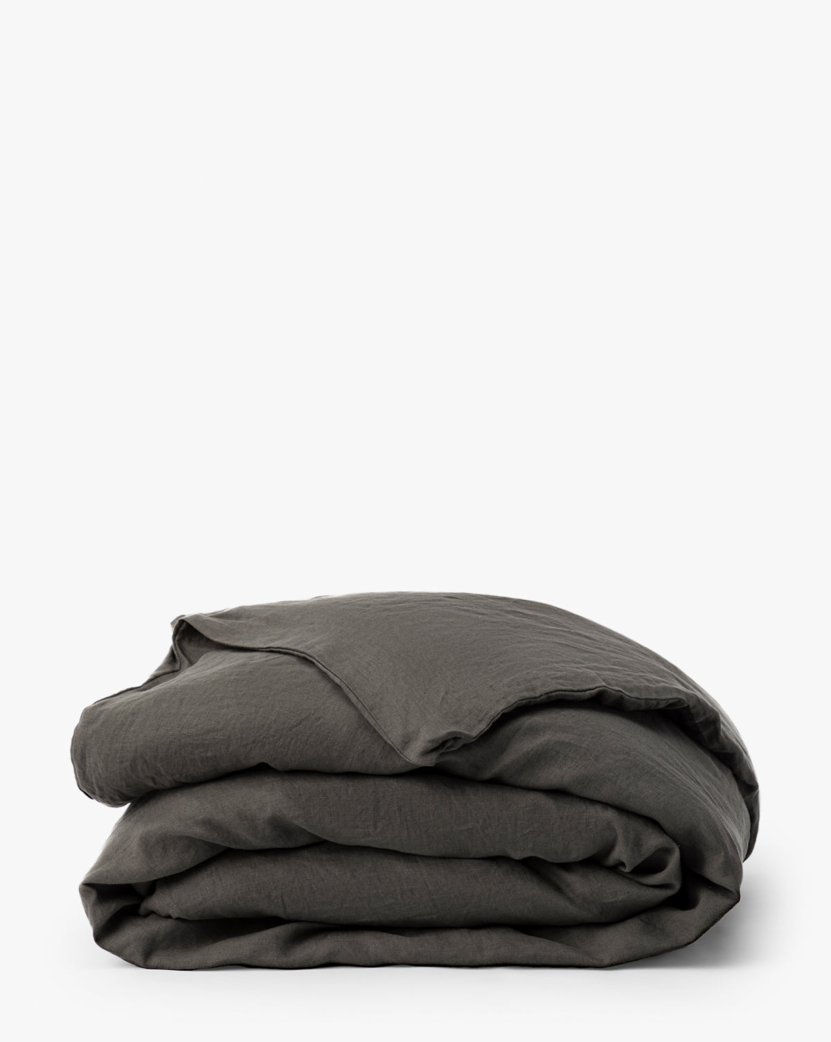 Penelope Gray Linen Duvet Cover Set - Breathable & Soft 100% Flax Linen Bedding for All Seasons | Perfect for Master Bedroom, Guest Room & Airbnb