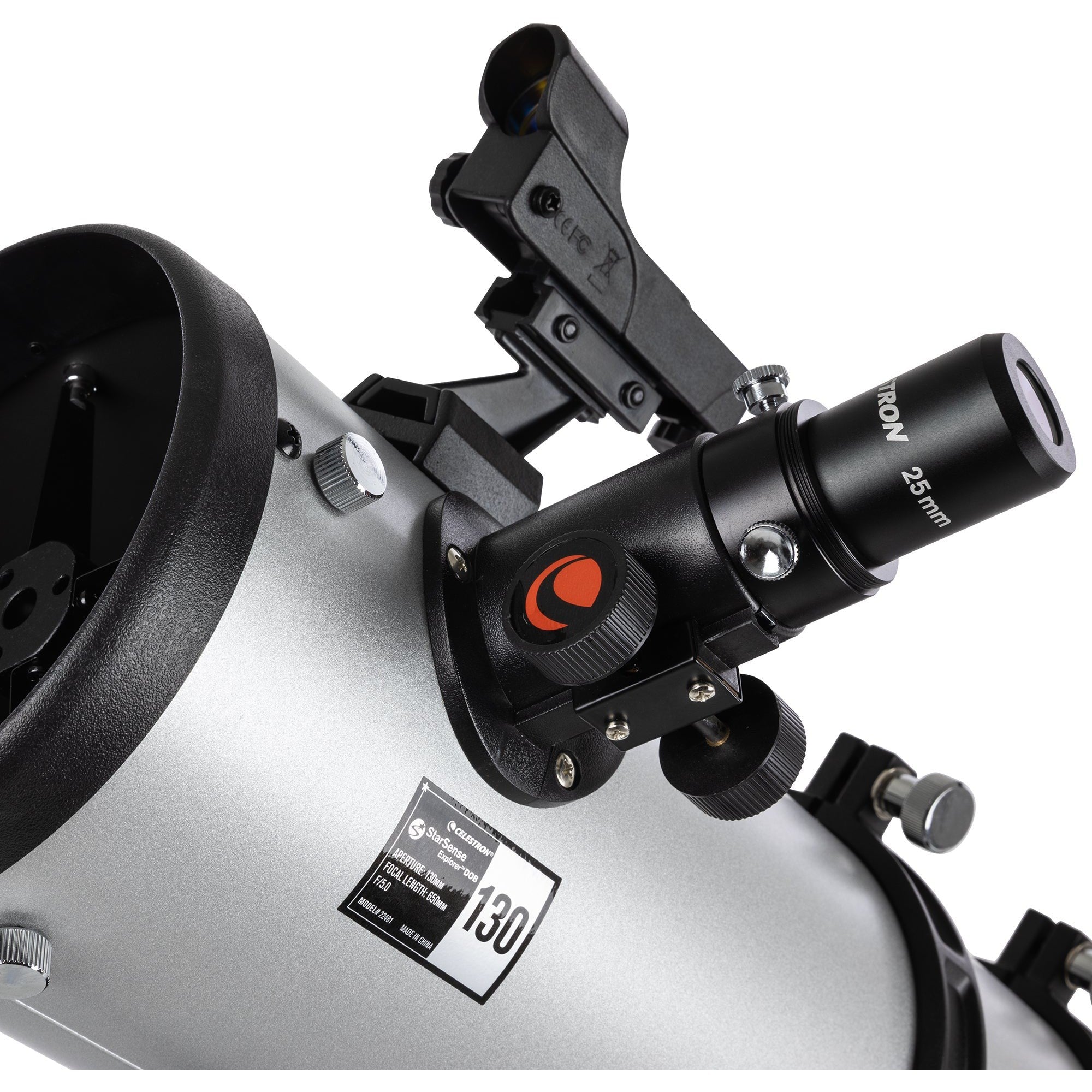 StarSense Explorer 130mm Smartphone App-Enabled Tabletop Dobsonian Telescope for Beginners - Stargazing, Astronomy Learning & Backyard Observation